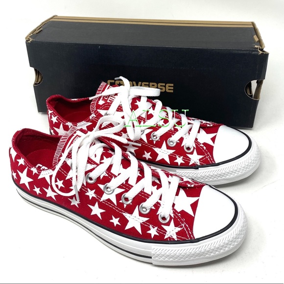 Converse 🔥SALE!🔥 Ctas Canvas Low Top Day Ahead Red Women’s Size 7.5 147119F - Picture 7 of 11